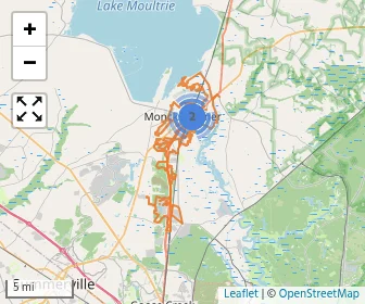 Area schools map